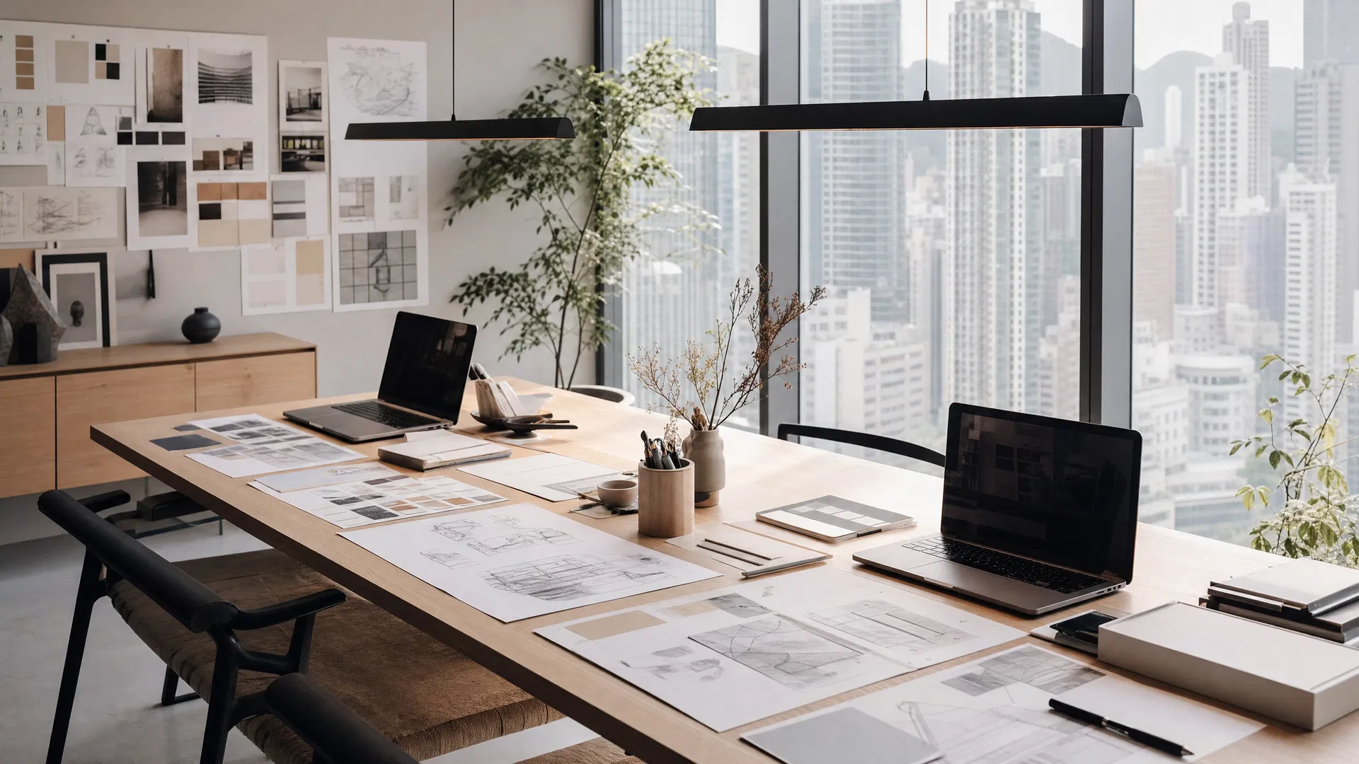 Hong Kong creative studio workspace