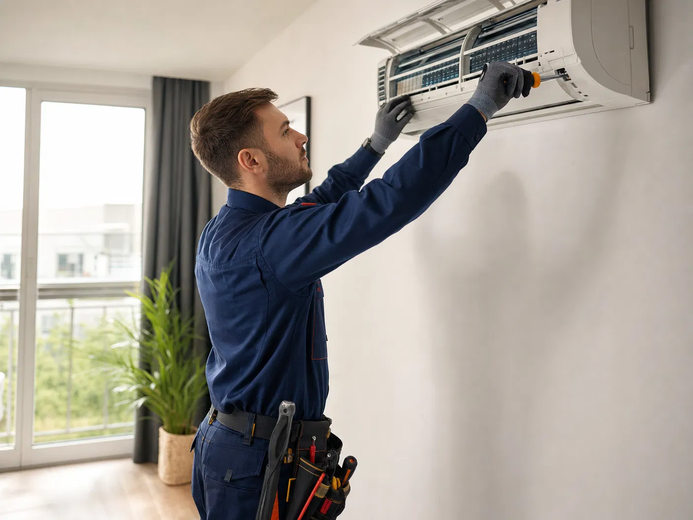 Ducted AC zoning upgrade installation