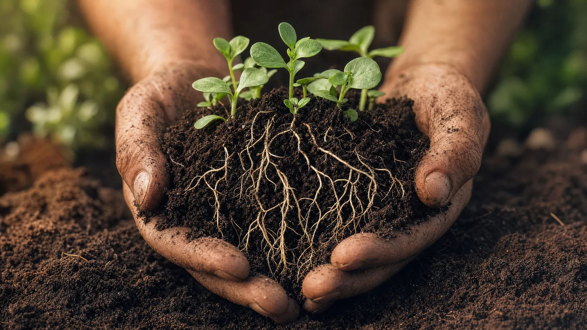 Roots and soil — the foundation of health