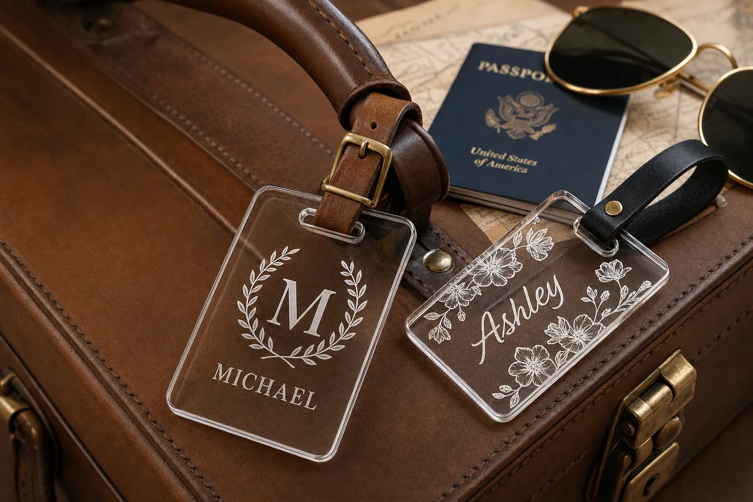 Acrylic Luggage Tag