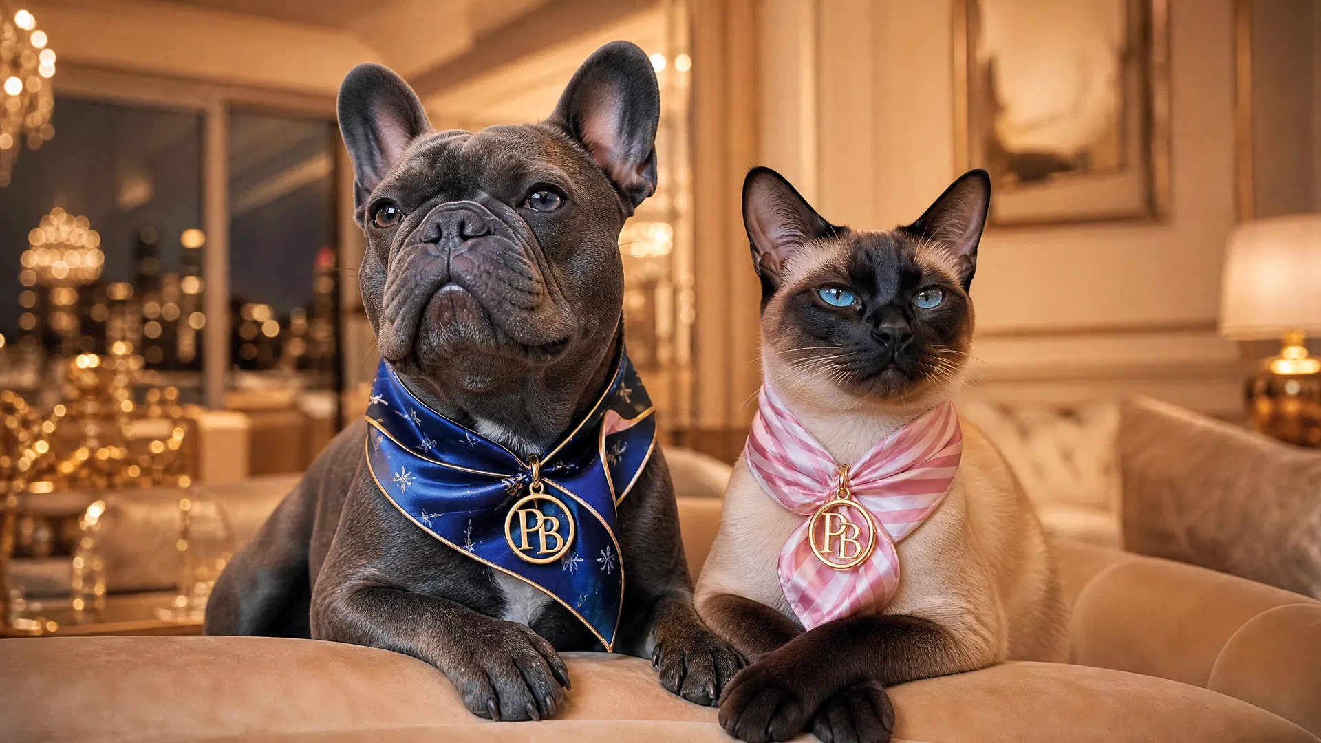 Paw Bougie and Majesty in luxury lifestyle