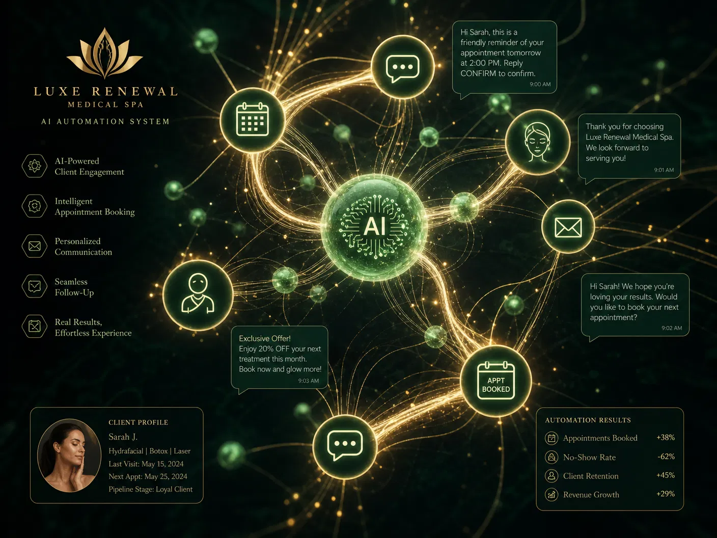AI automation system visualization