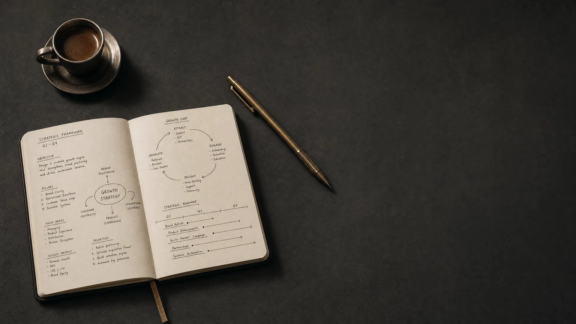 Strategic thinking workspace