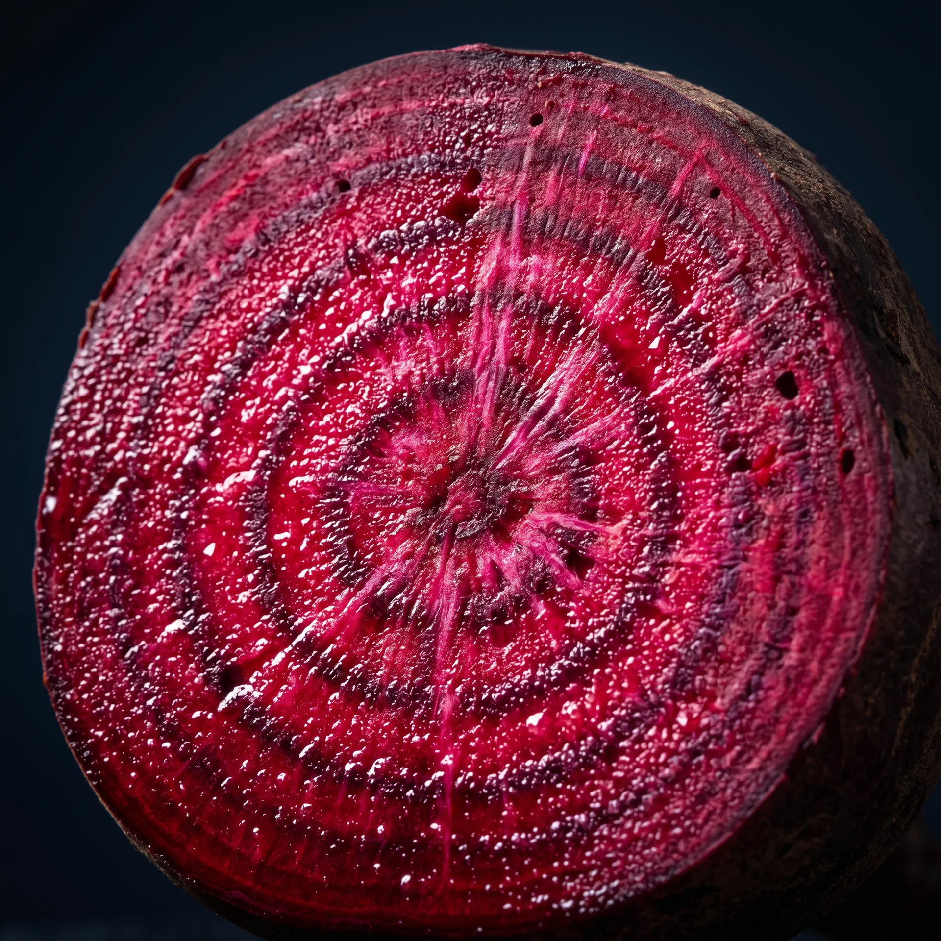 Beet root cross-section macro