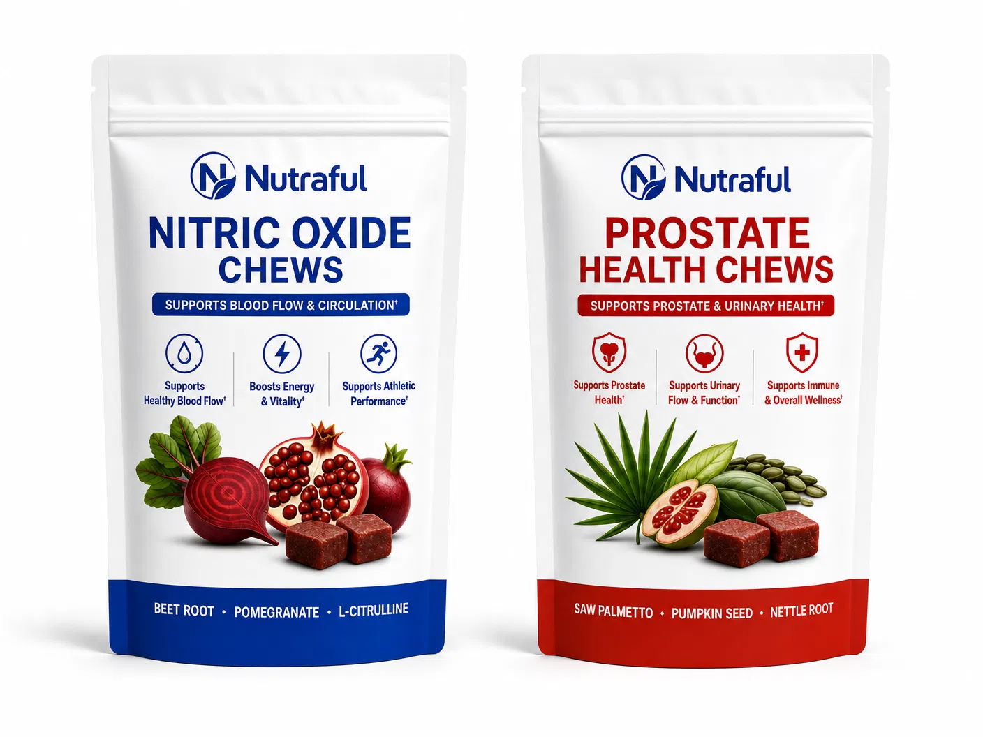 Nutraful Nitric Oxide & Prostate Health Chews - Hero