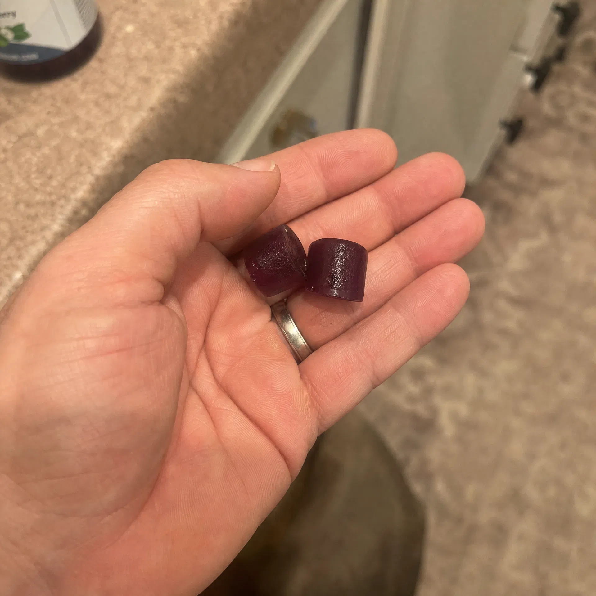 Nutraful chews in hand