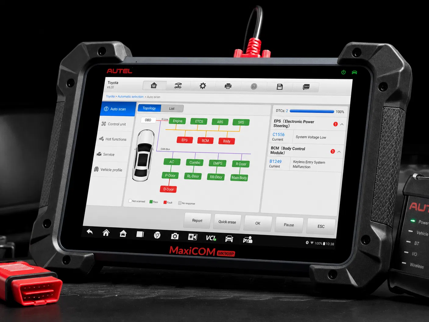 Autel MaxiCOM MK808S — Best Professional OBD2 Scanner