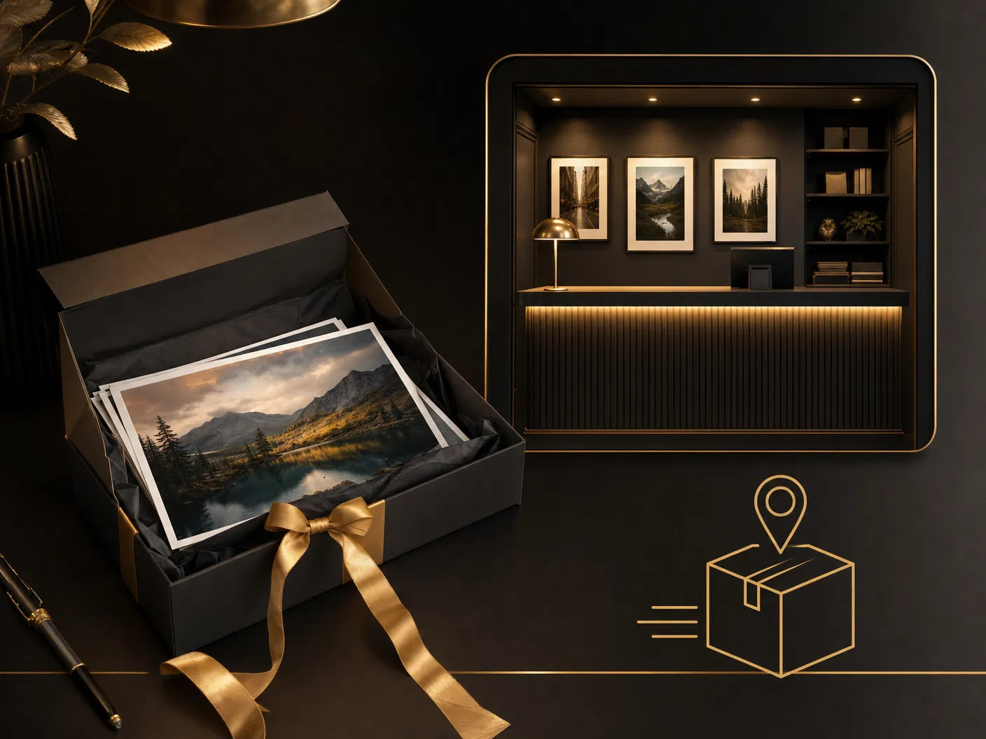 Premium paket sa odštampanim fotografijama i motivima dostave
