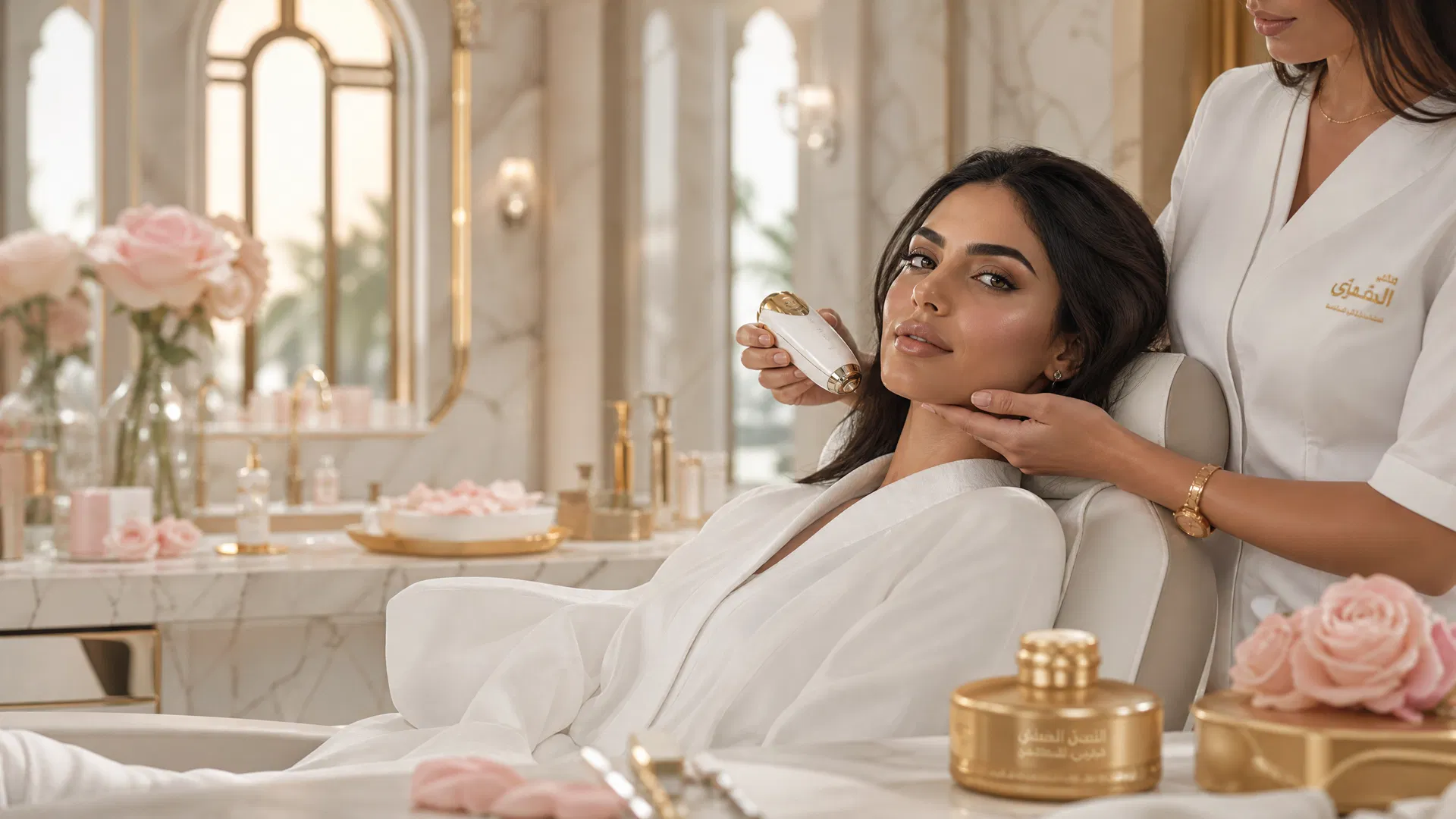 خدمات تجميل فاخرة عند الطلب