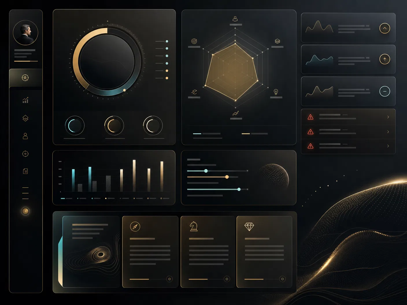 Premium diagnostic dashboard preview