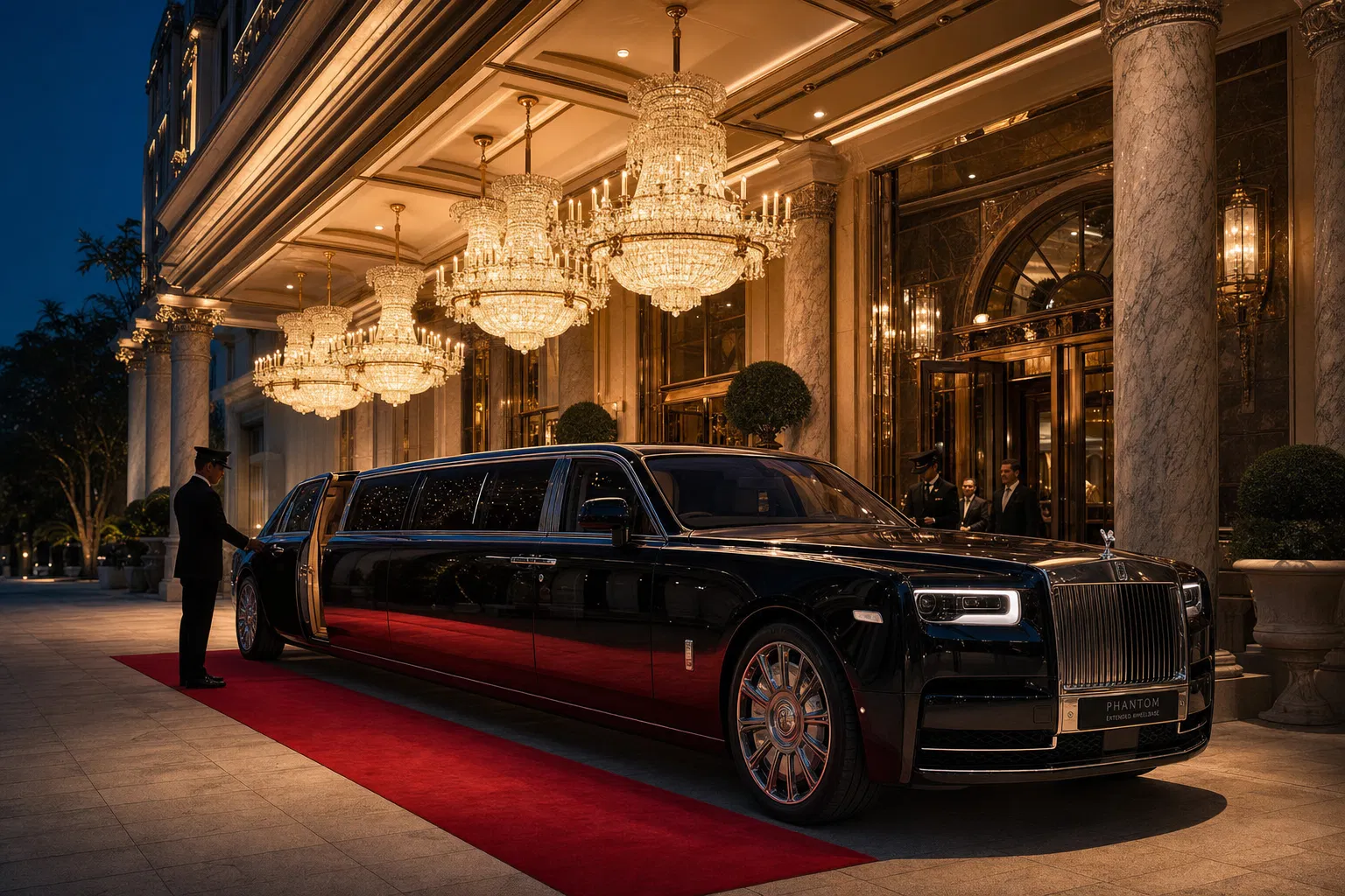 Luxury limousine