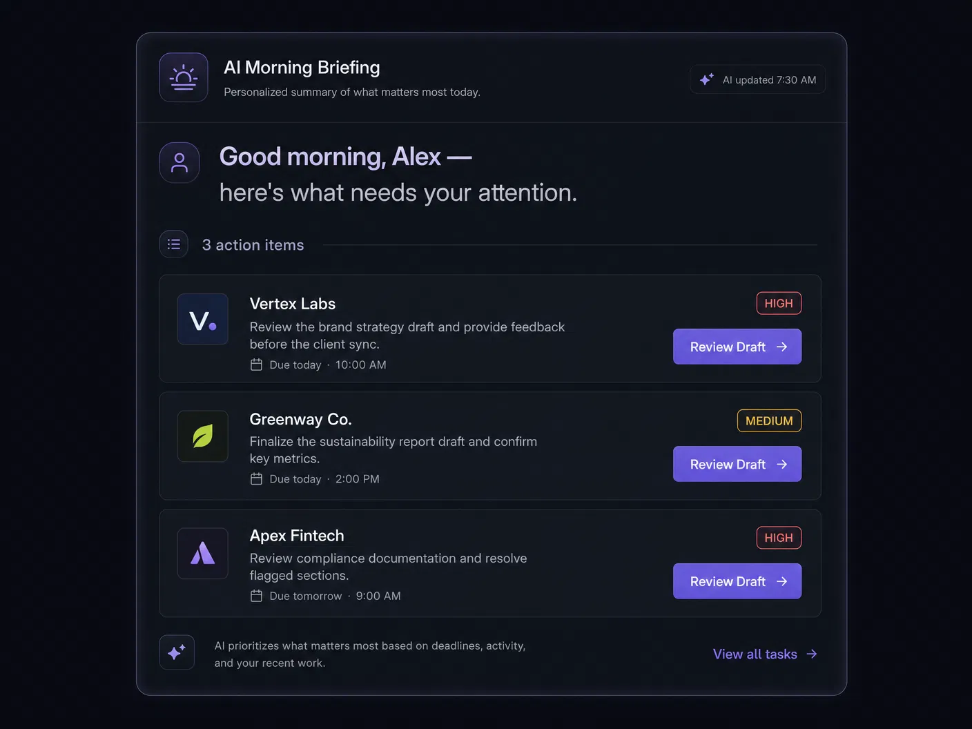 OpsPilot AI Morning Briefing