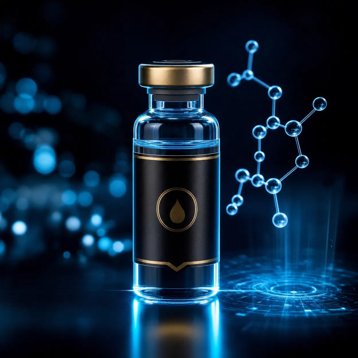 Premium peptide vial