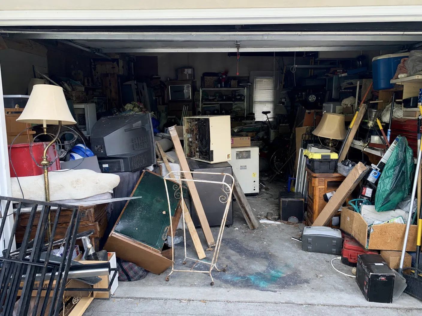 Before - Garage cleanout