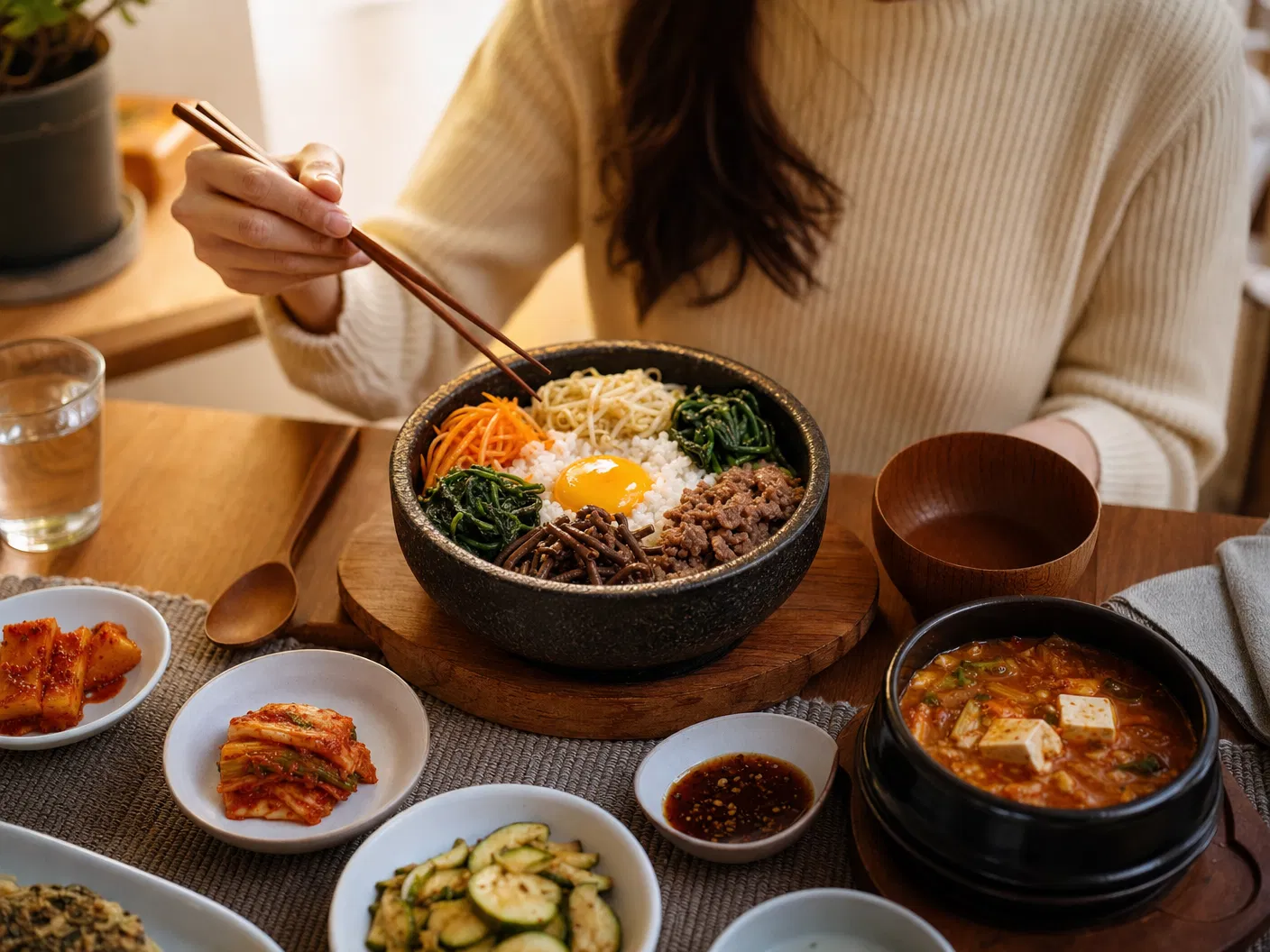 맛있게 먹는 모습