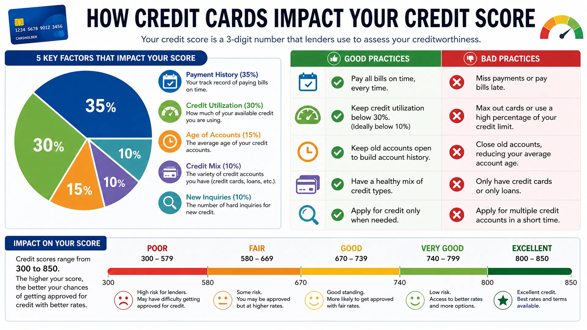 How Credit Cards Impact Your Credit Score