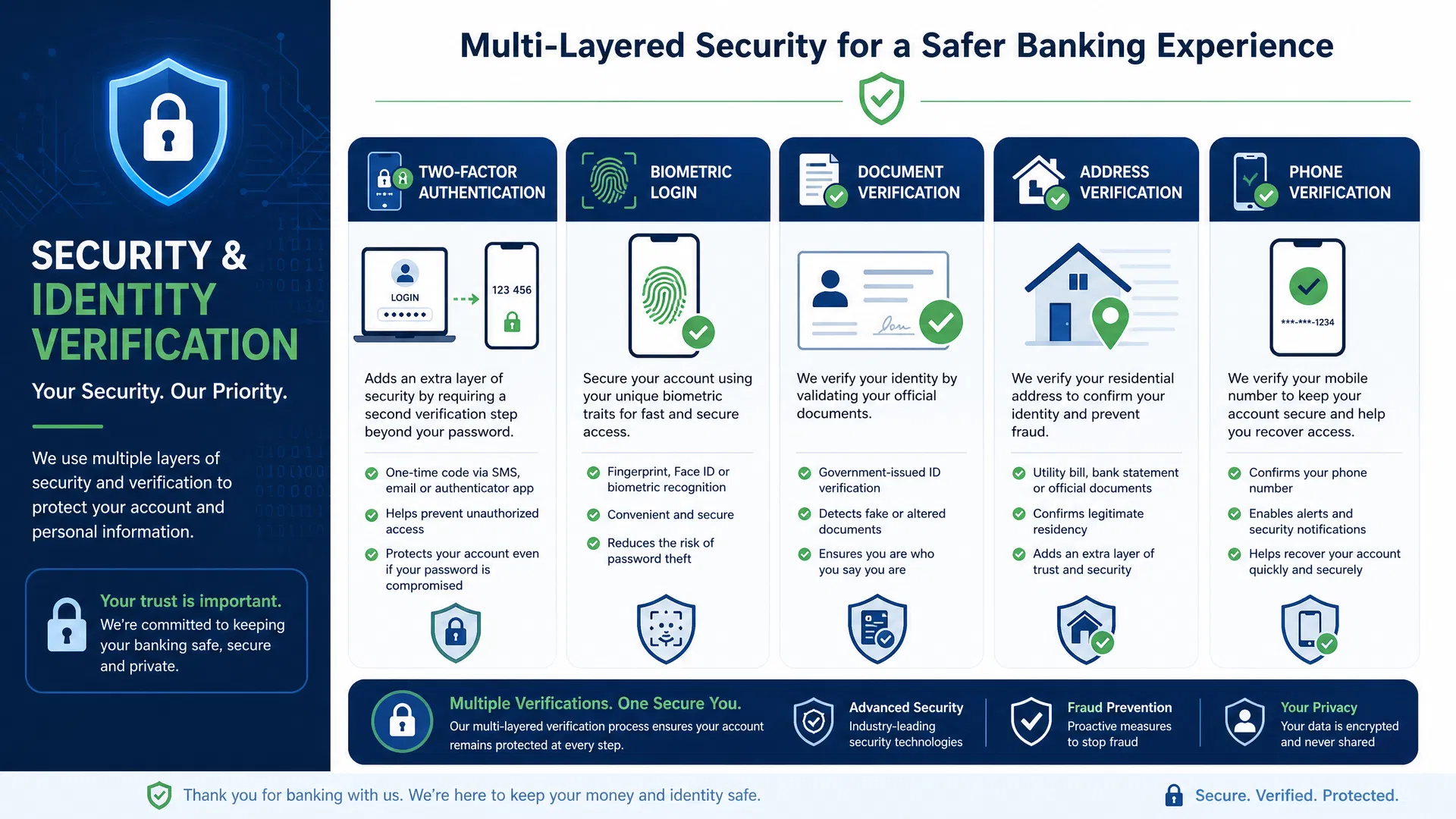 Security and Identity Verification - Multi-Layered Protection