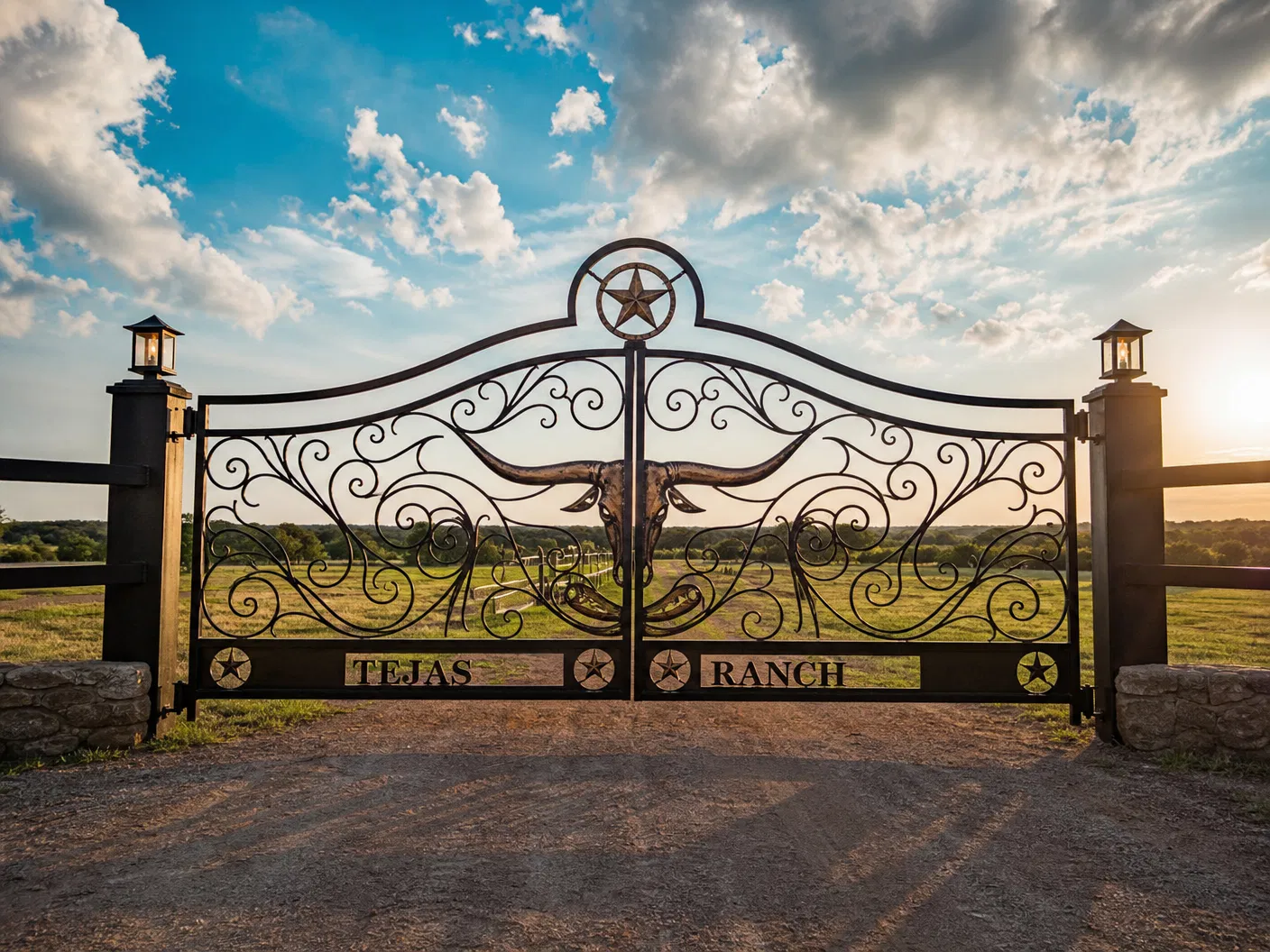 Custom Ranch Gate