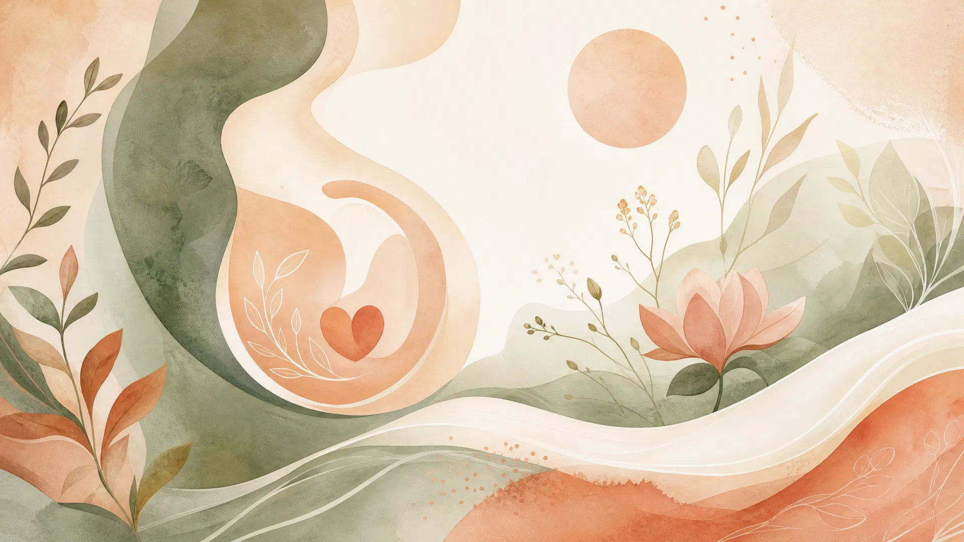 Healing journey illustration