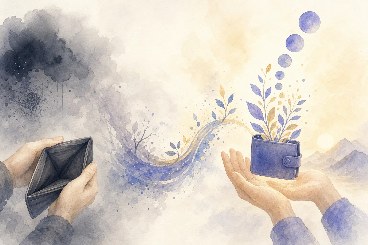 経済的な余裕がない20代女性が副業で生活を改善するイメージ