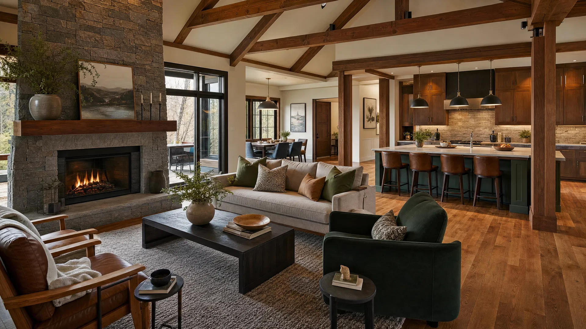 Beautifully renovated craftsman home interior