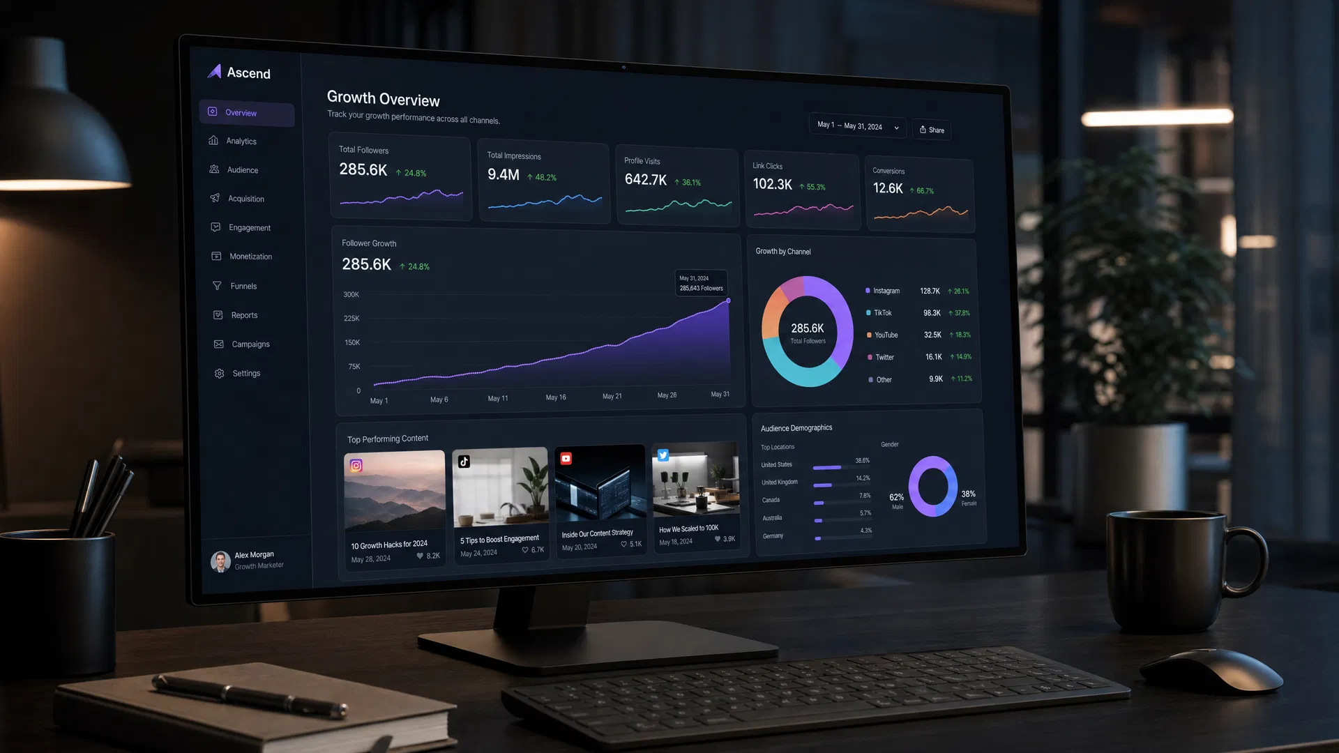 团队增长与风控监控