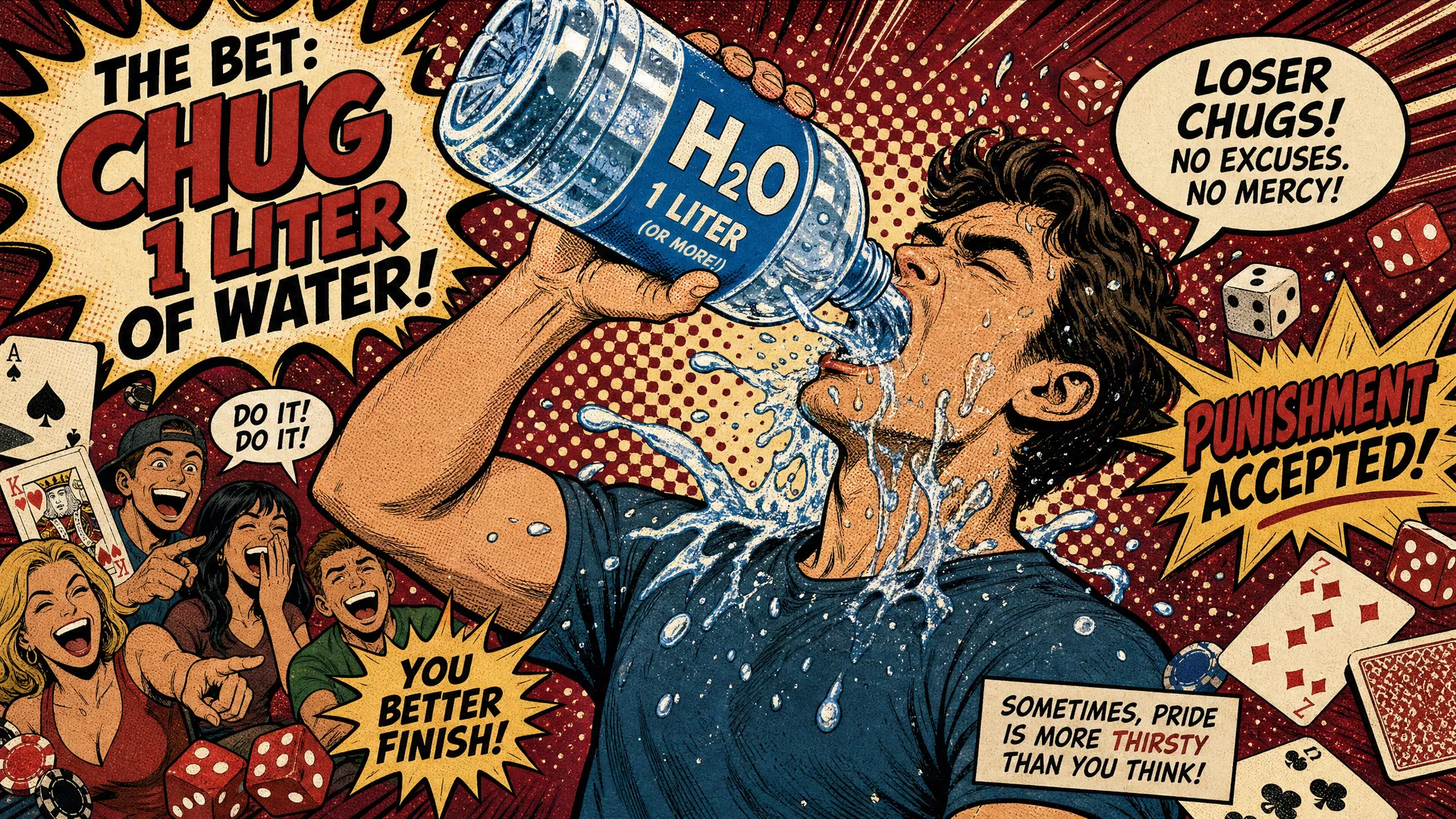 Water Bets - Loser Chugs!