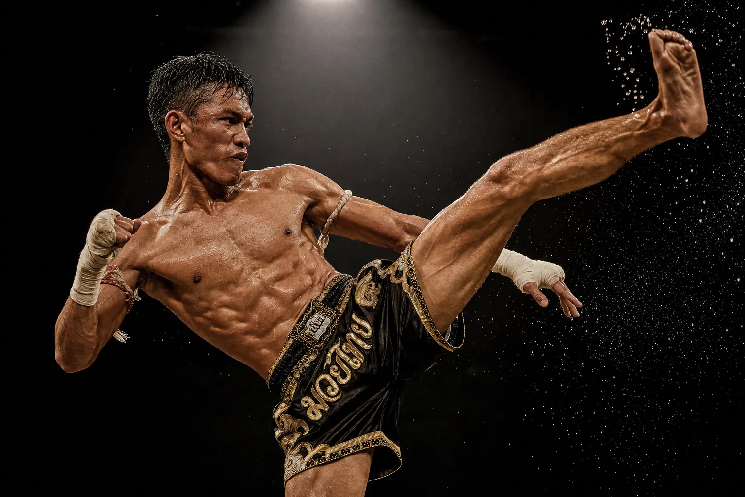 Elite Muay Thai fighter
