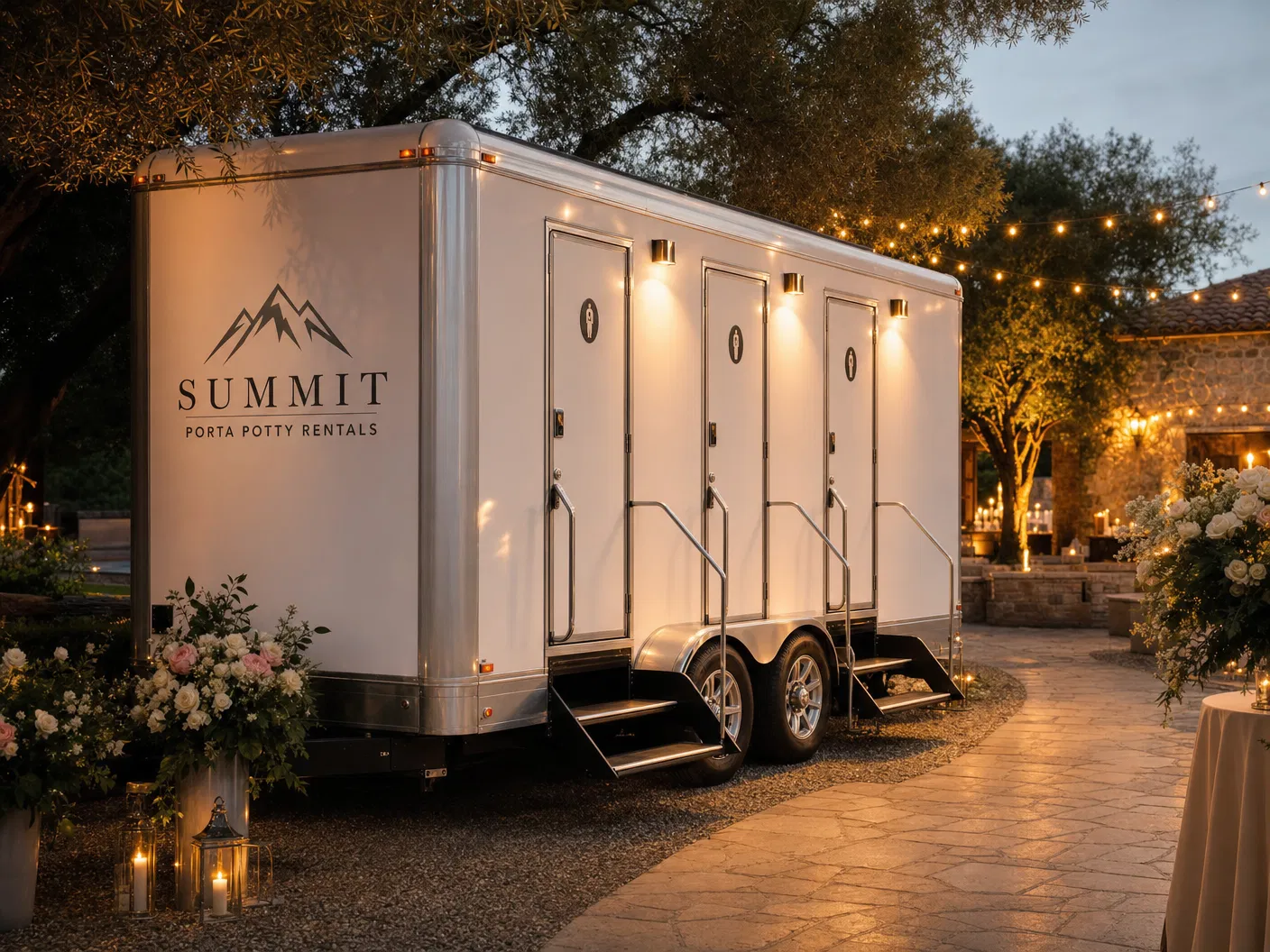 Luxury Restroom Trailer Rental