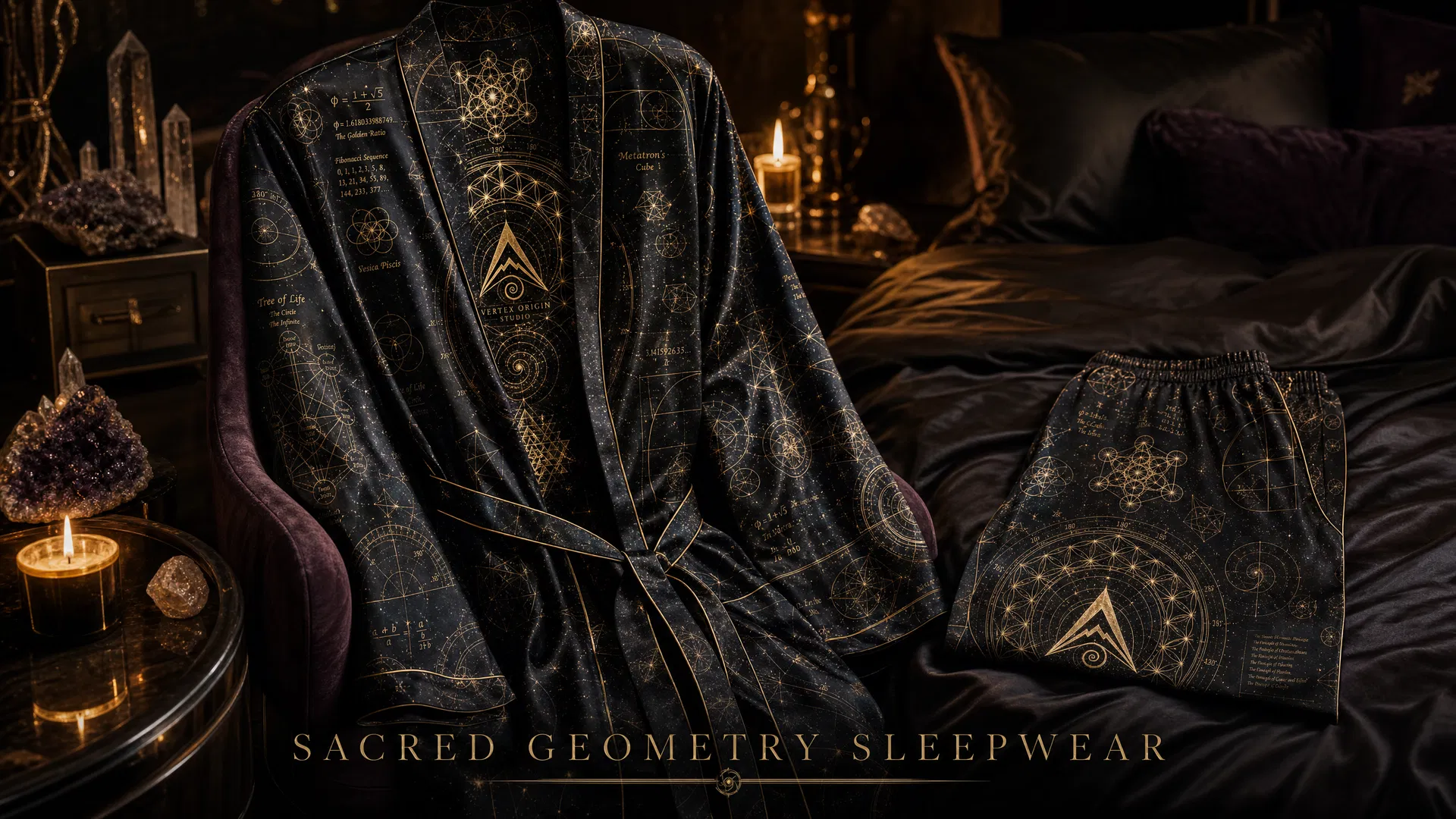 Sacred Geometry Sleepwear Collection