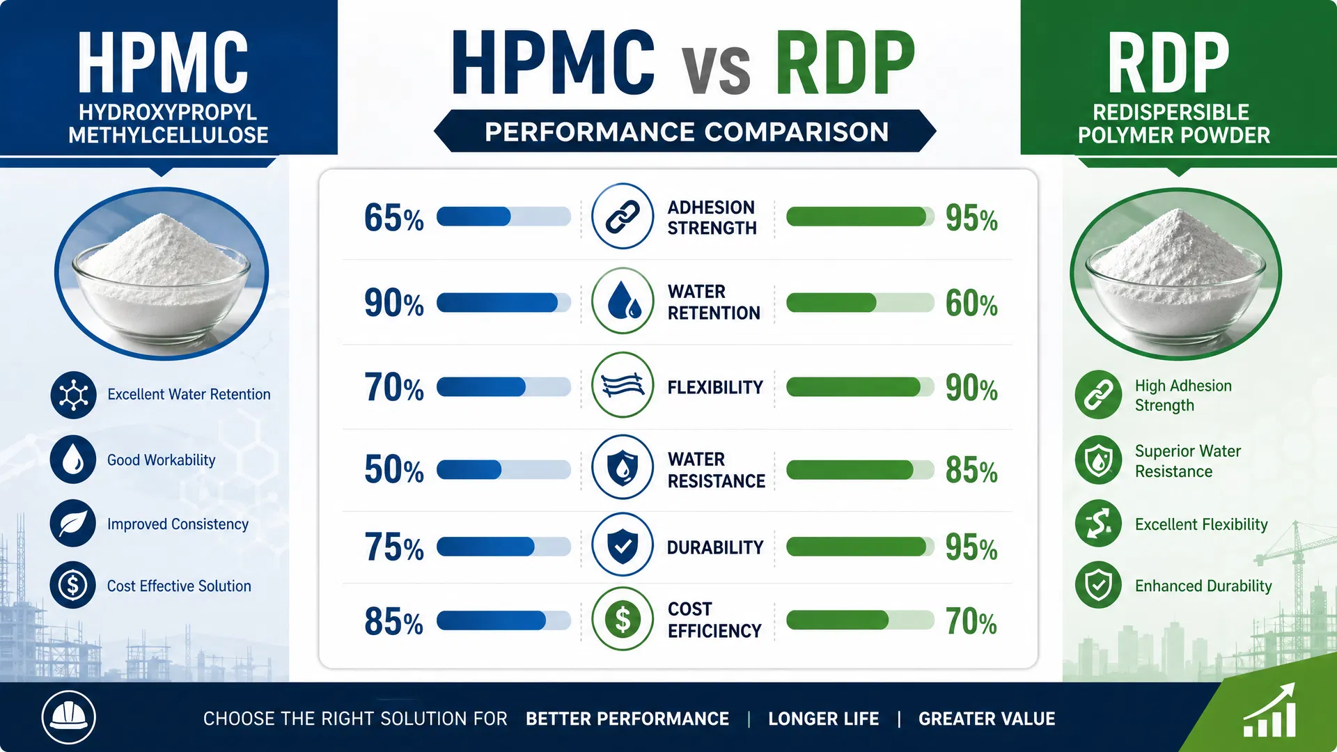 RDP vs HPMC Performance Comparison