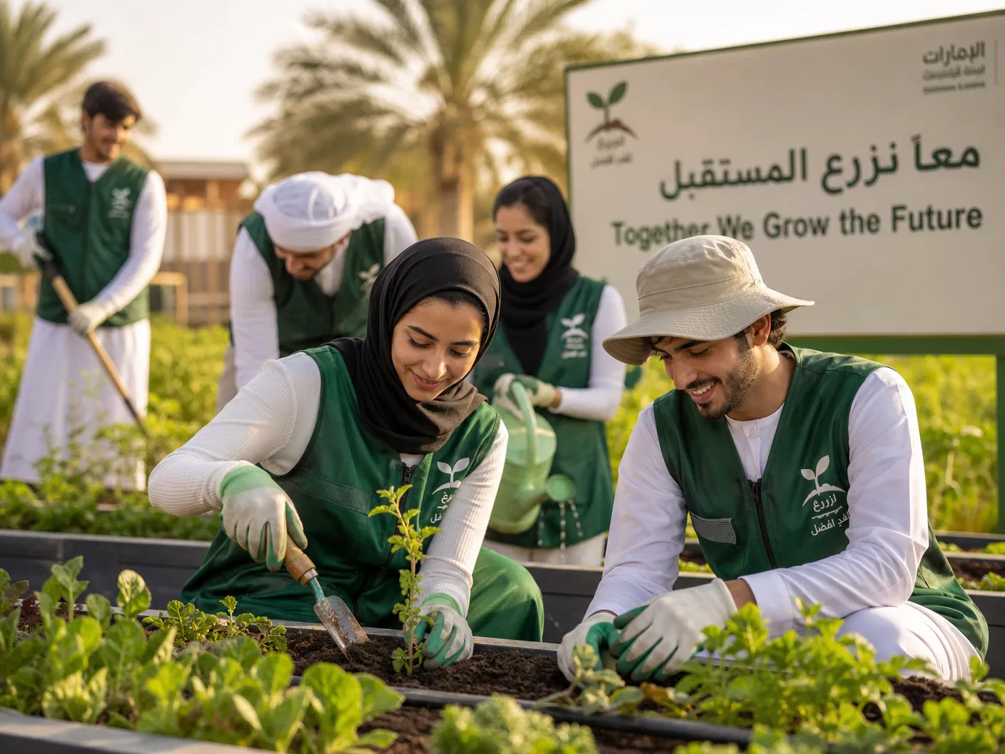 متطوعو النادي الزراعي