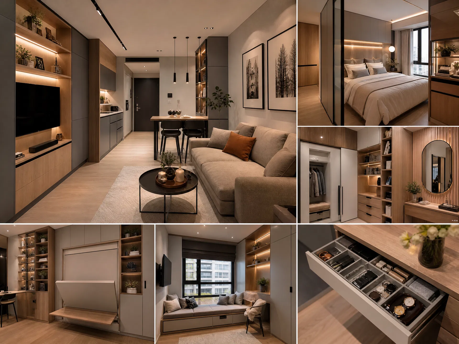 Apartamento planejado e decorado