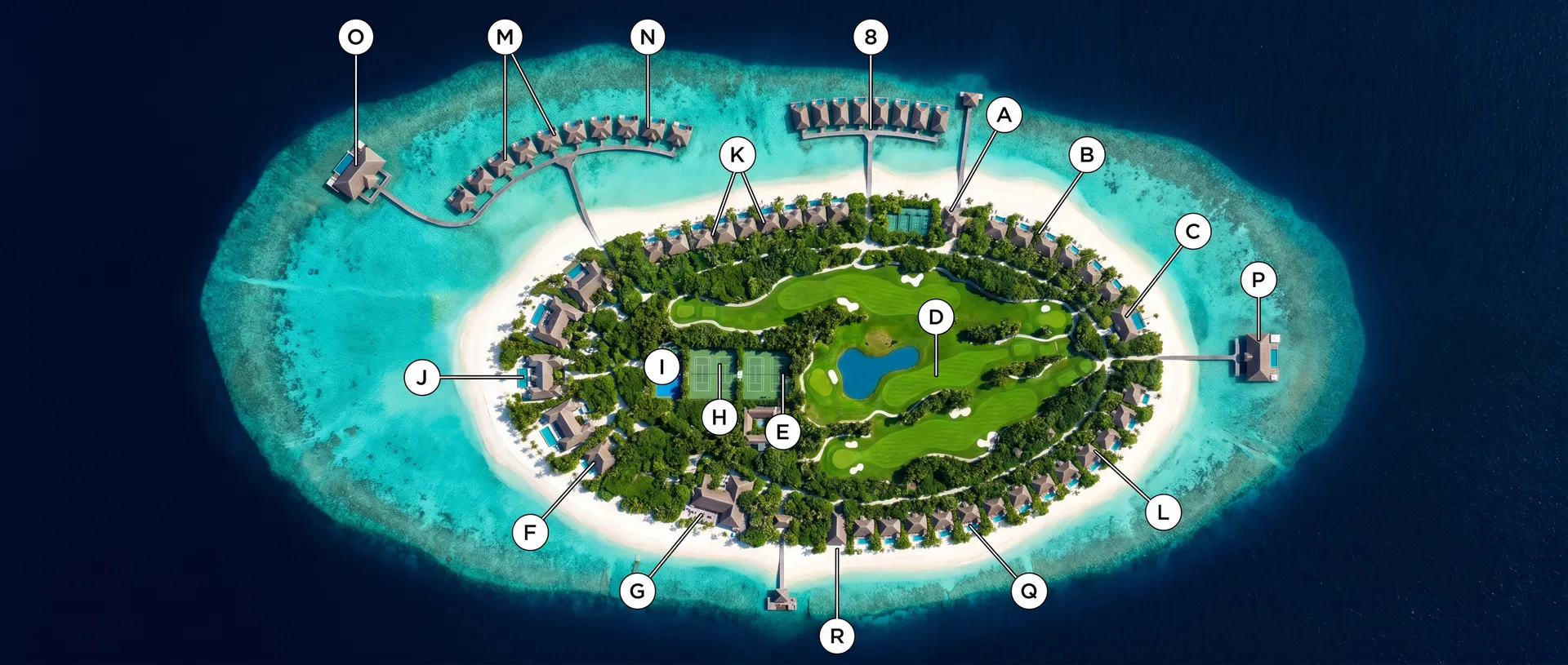 Velaa Private Island Island Map