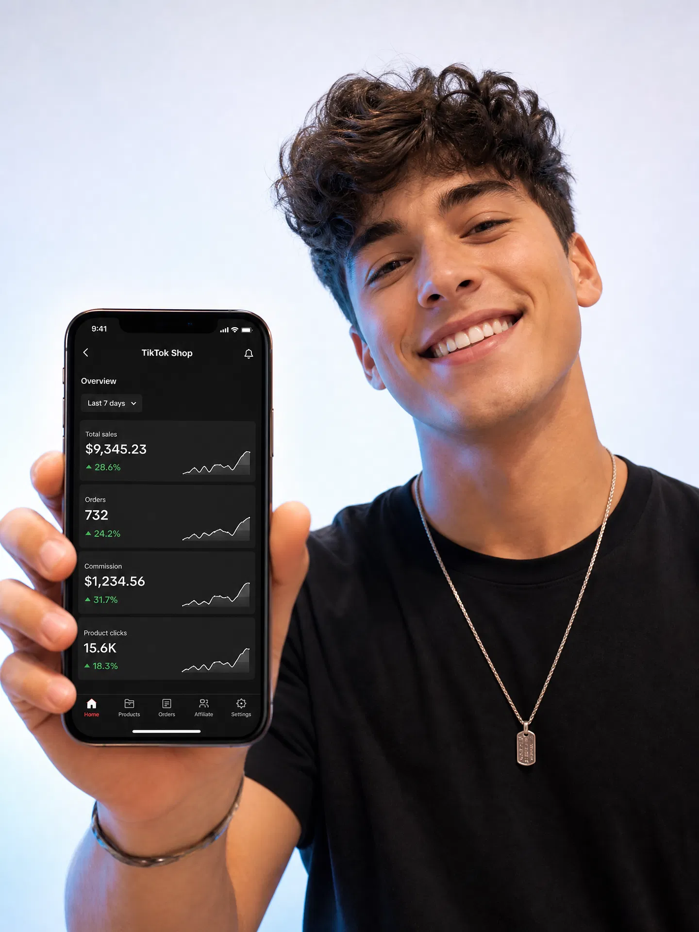 Creator showing TikTok Shop earnings