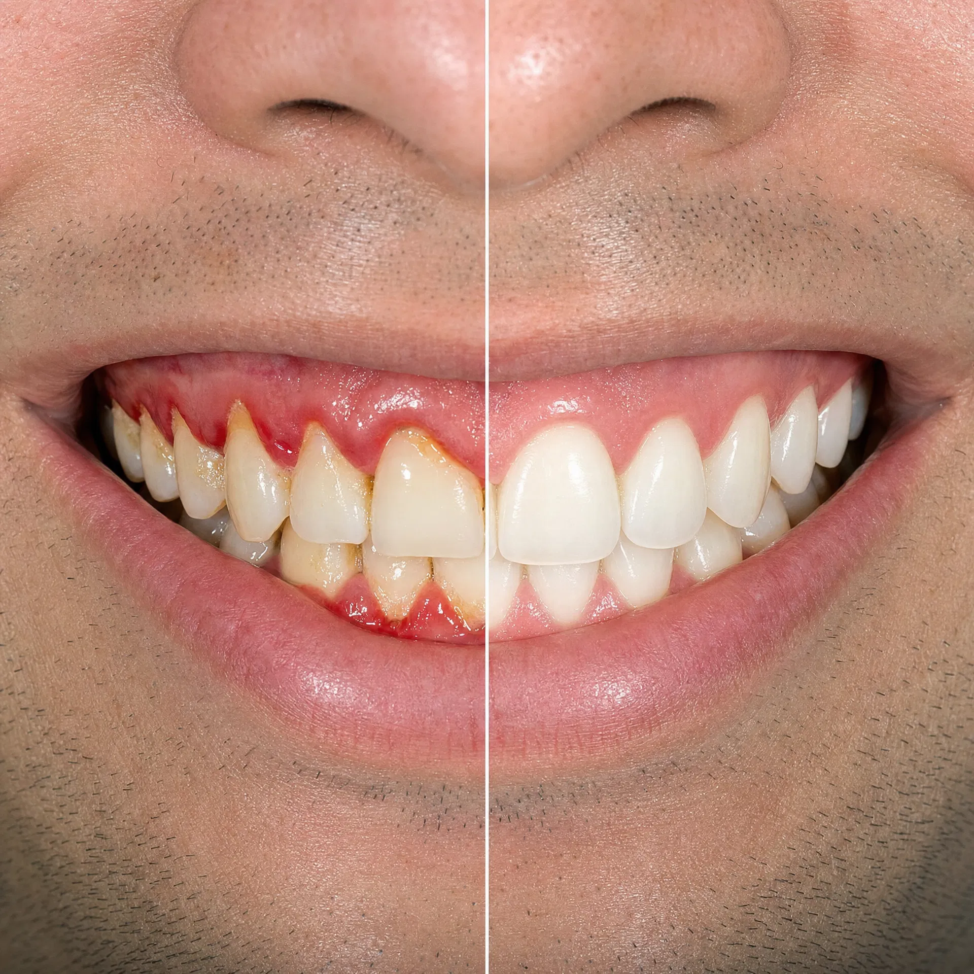 Before and after: Jade B.'s gum healing