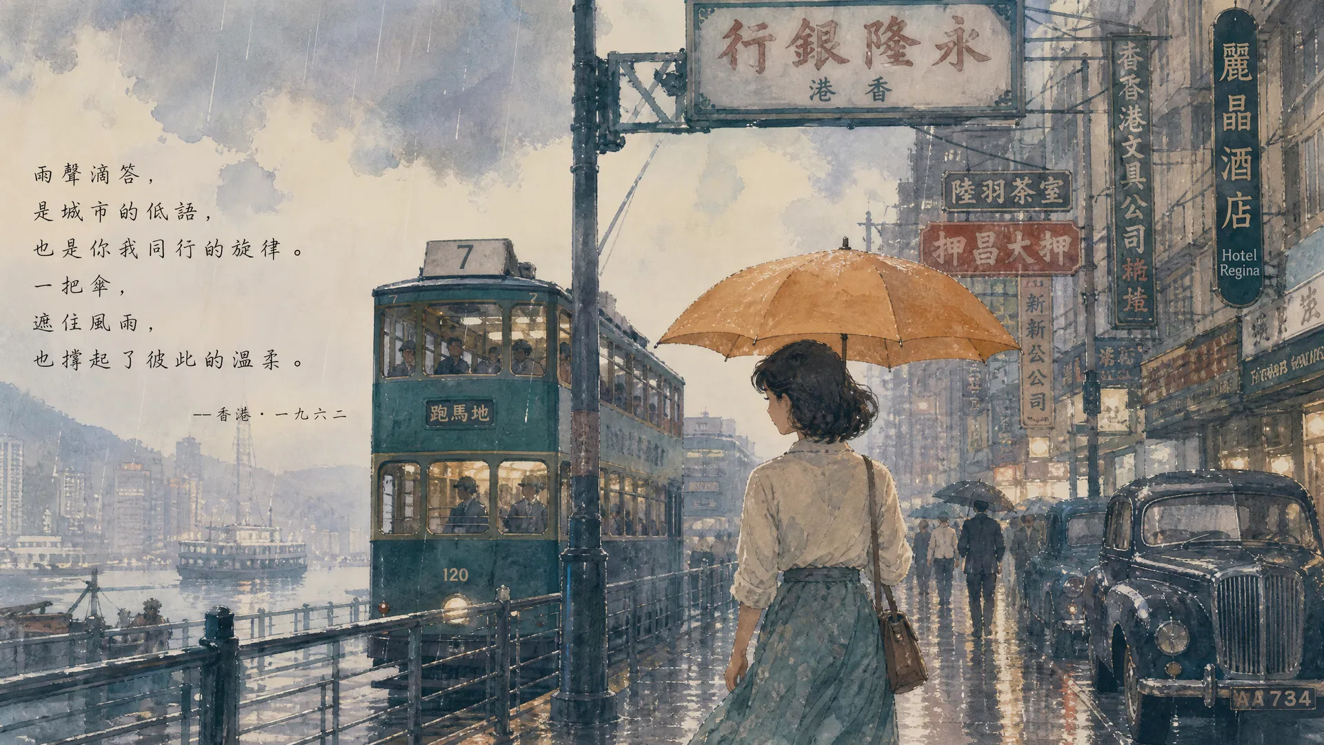[雨傘與人情味]