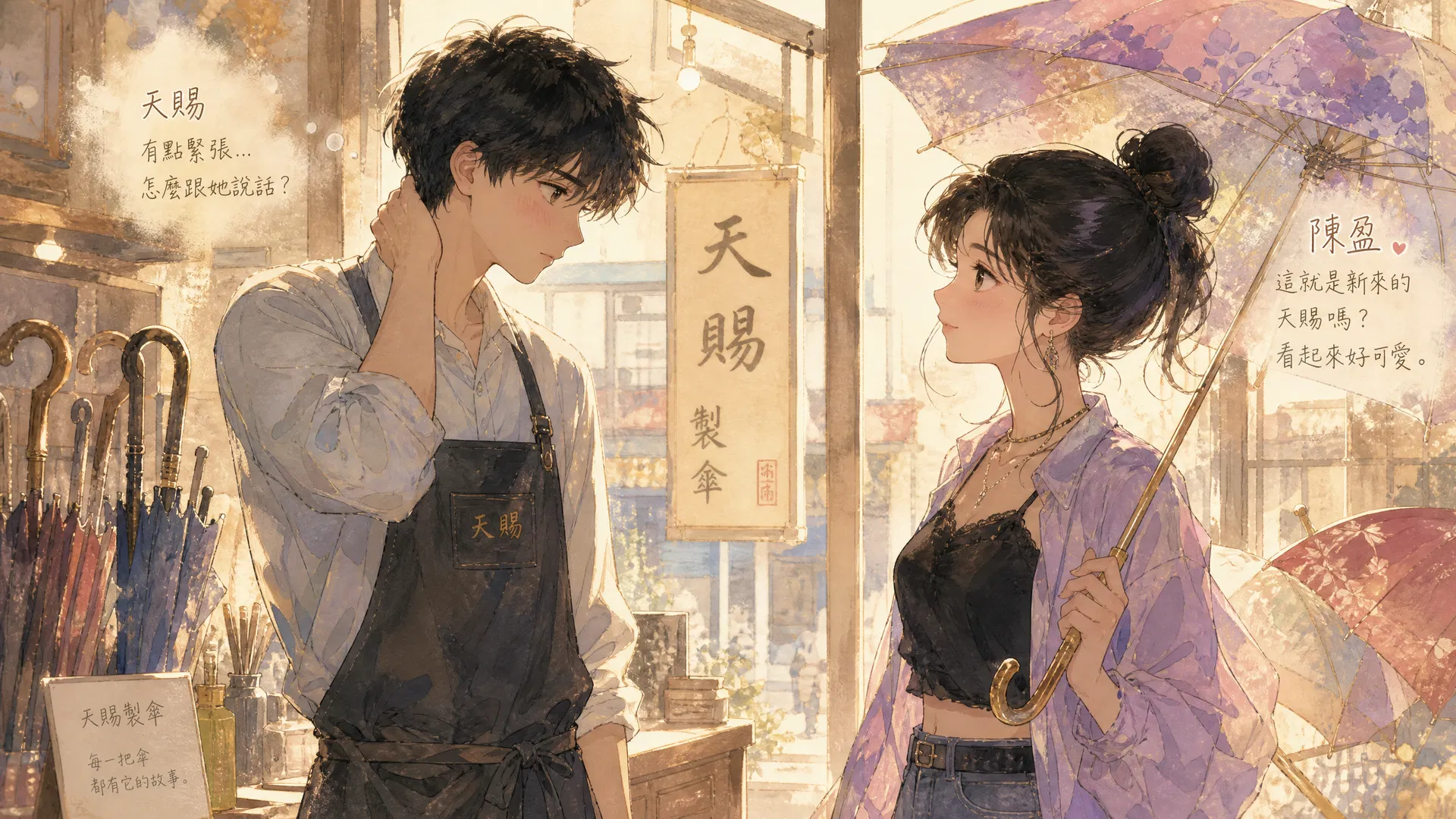 [天賜與陳盈初次相見]