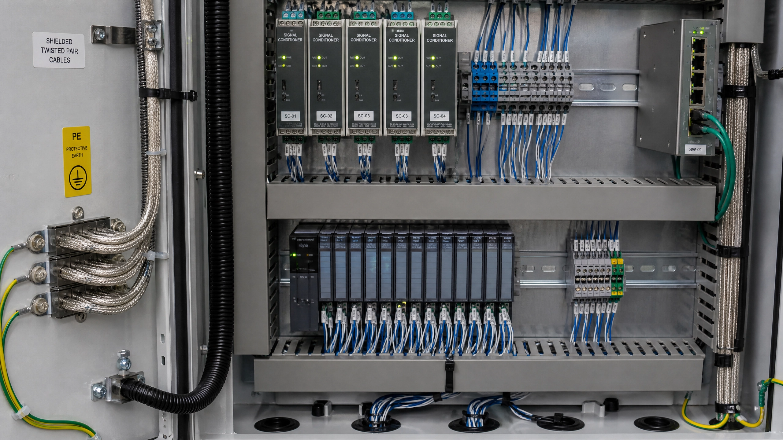 Control Cabinet with Signal Conditioning