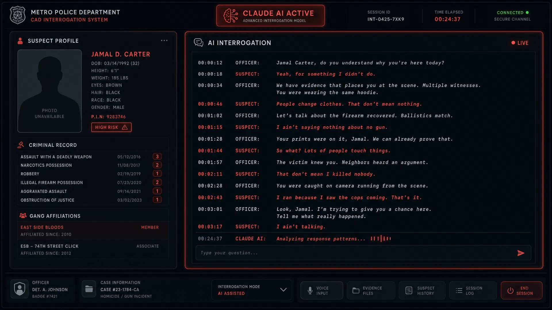 AI Interrogation Room