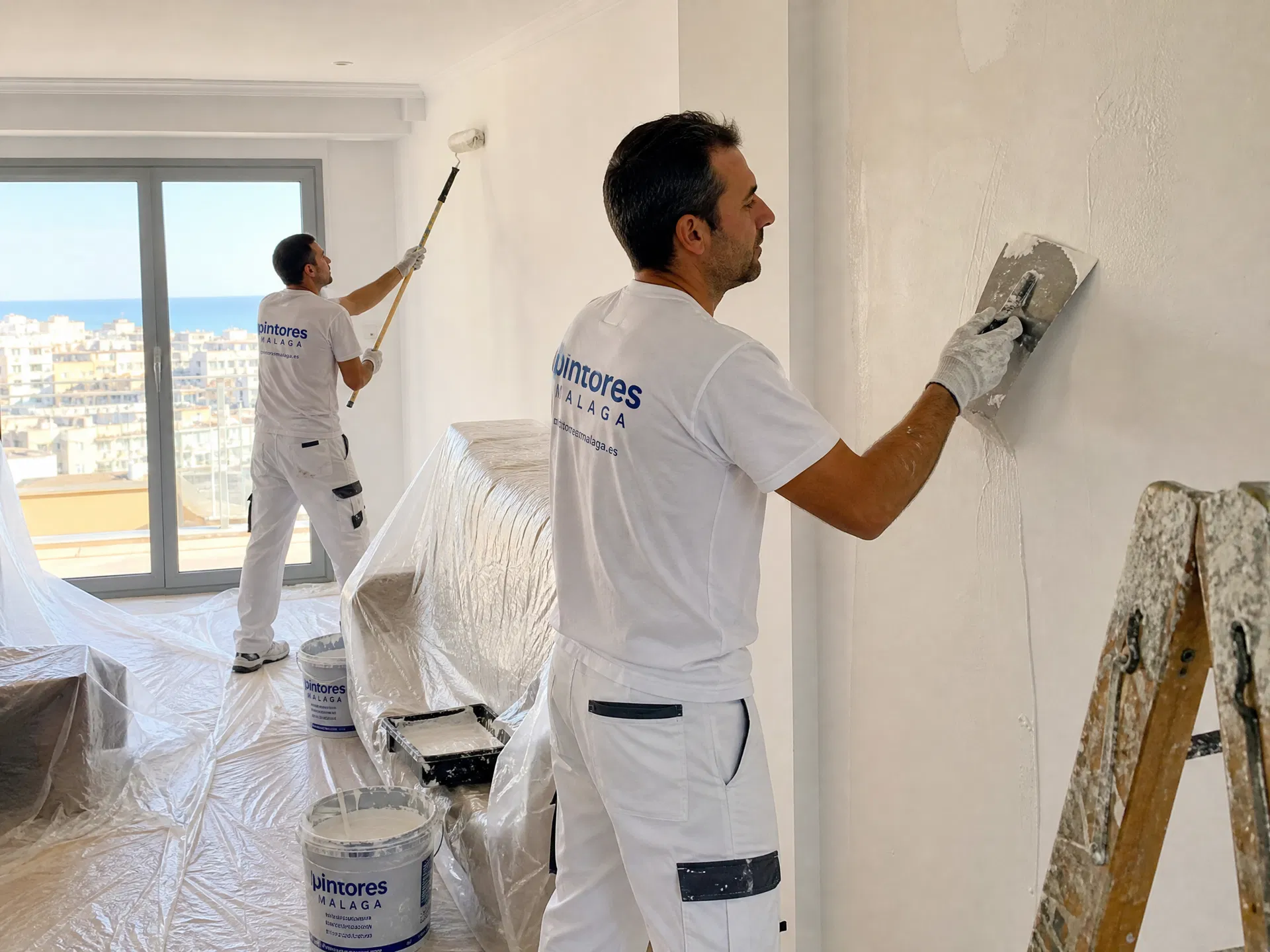 Equipo de pintores profesionales en Málaga