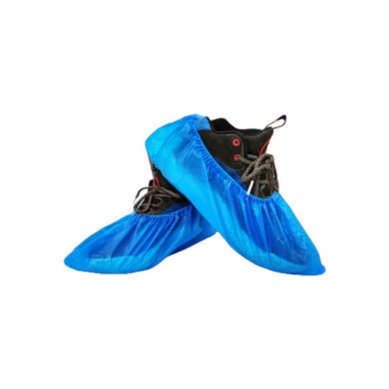Blue ESD Shoe Covers for Controlled Work Areas - Dragon Uniform & Apparel