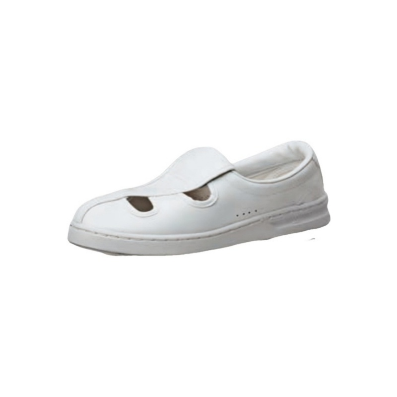 ESD White Anti-Static Work Shoe with Cut-Out Design - Dragon Uniform & Apparel