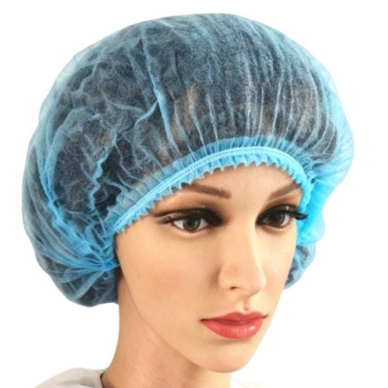 Blue Disposable Mob Cap for ESD Workwear