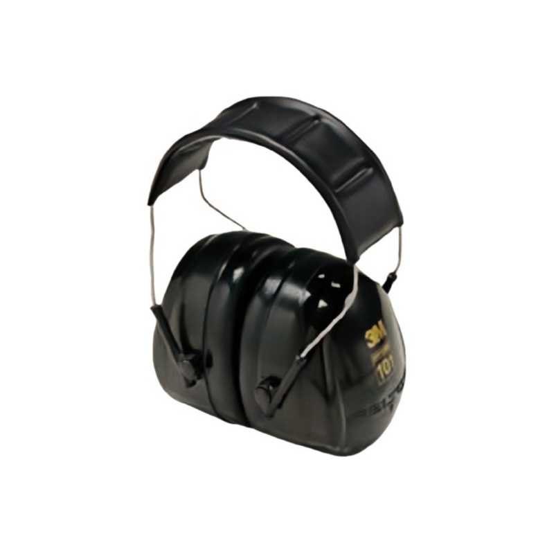 Black anti-static earmuffs suitable for electronic product assembly work areas