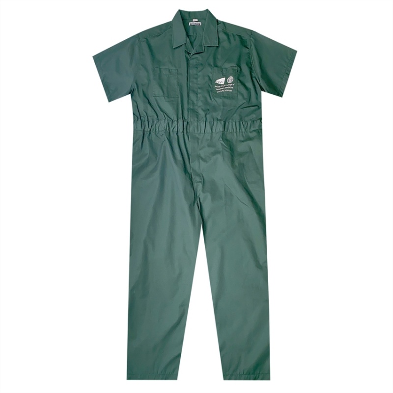 Durable Poly-Cotton Short-Sleeve Work Coverall for Industrial & Technical Teams - Dragon Uniform