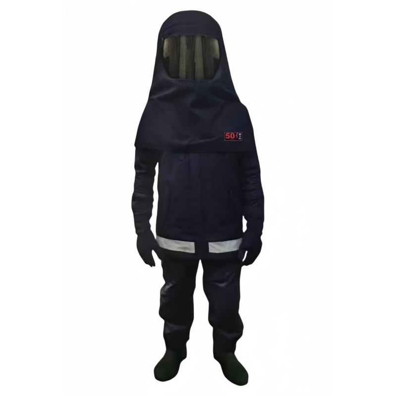 Premium 50 Cal Arc Flash Protective Suit: Ultimate Electrical Safety PPE for Singapore Workplaces - Dragon Uniform