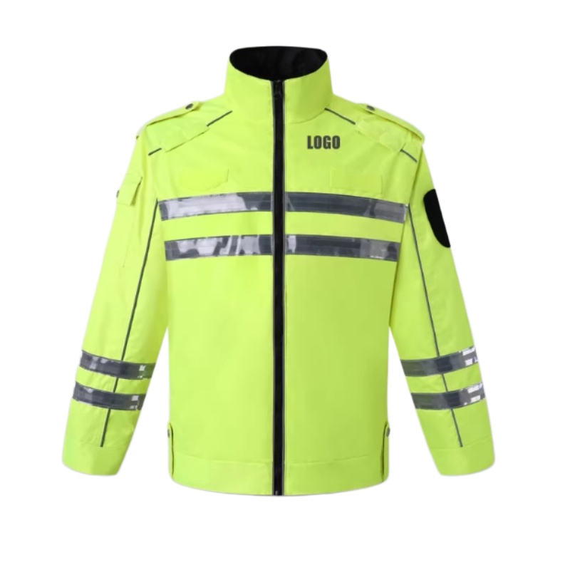 High-Visibility Reflective Safety Jacket: Durable Workwear for Enhanced Outdoor Protection - Dragon Uniform