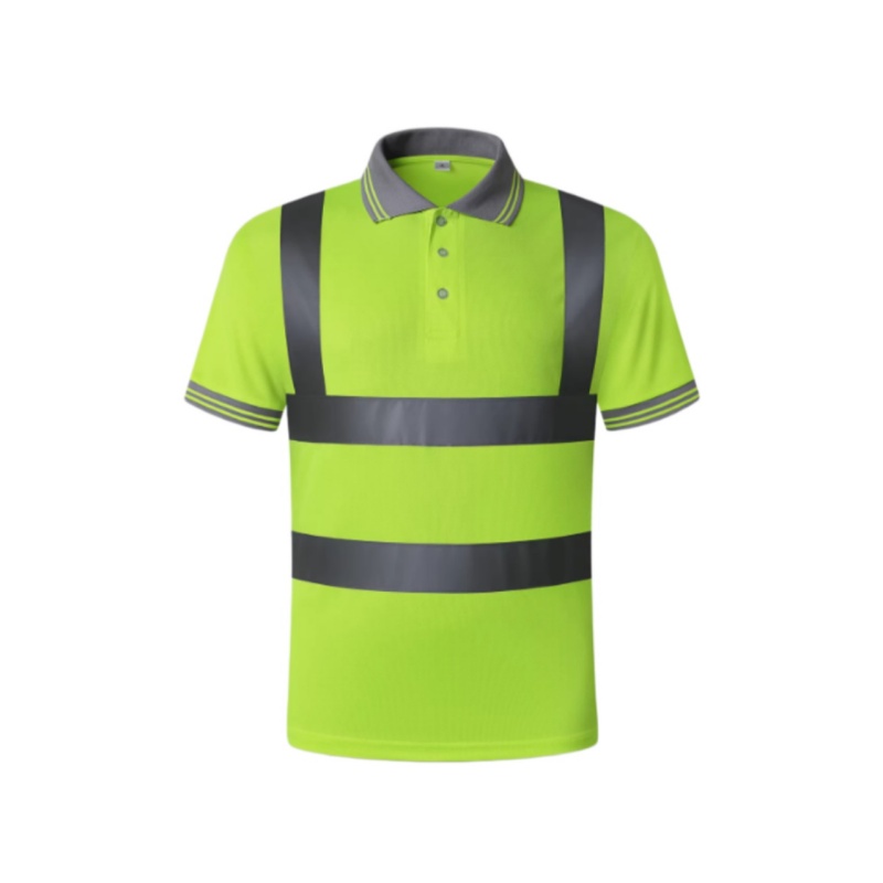 High-Visibility Reflective Safety Polo Shirt: Breathable Comfort for Singapore Workwear - Dragon Uniform