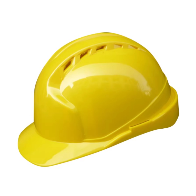 Ventilated Yellow Safety Helmet: Durable ABS Hard Hat for Singapore Workplaces - Dragon Uniform